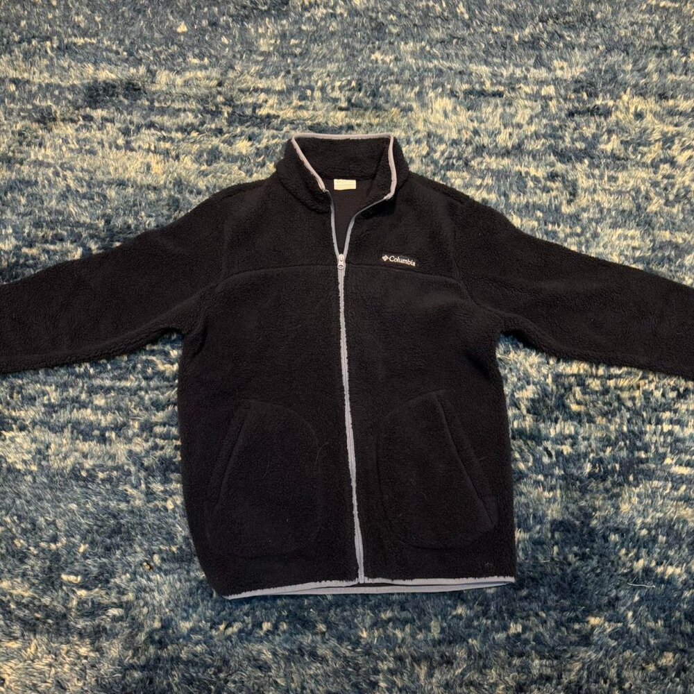 Columbia Navy Blue Sherpa Fleece